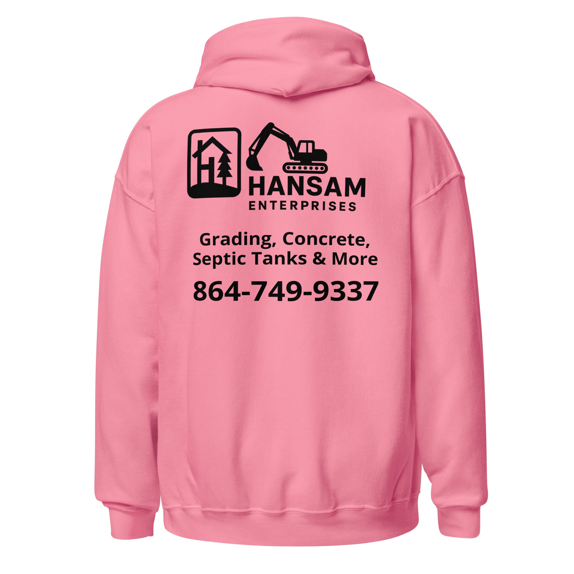 Hansam Unisex Hoodie (black font)
